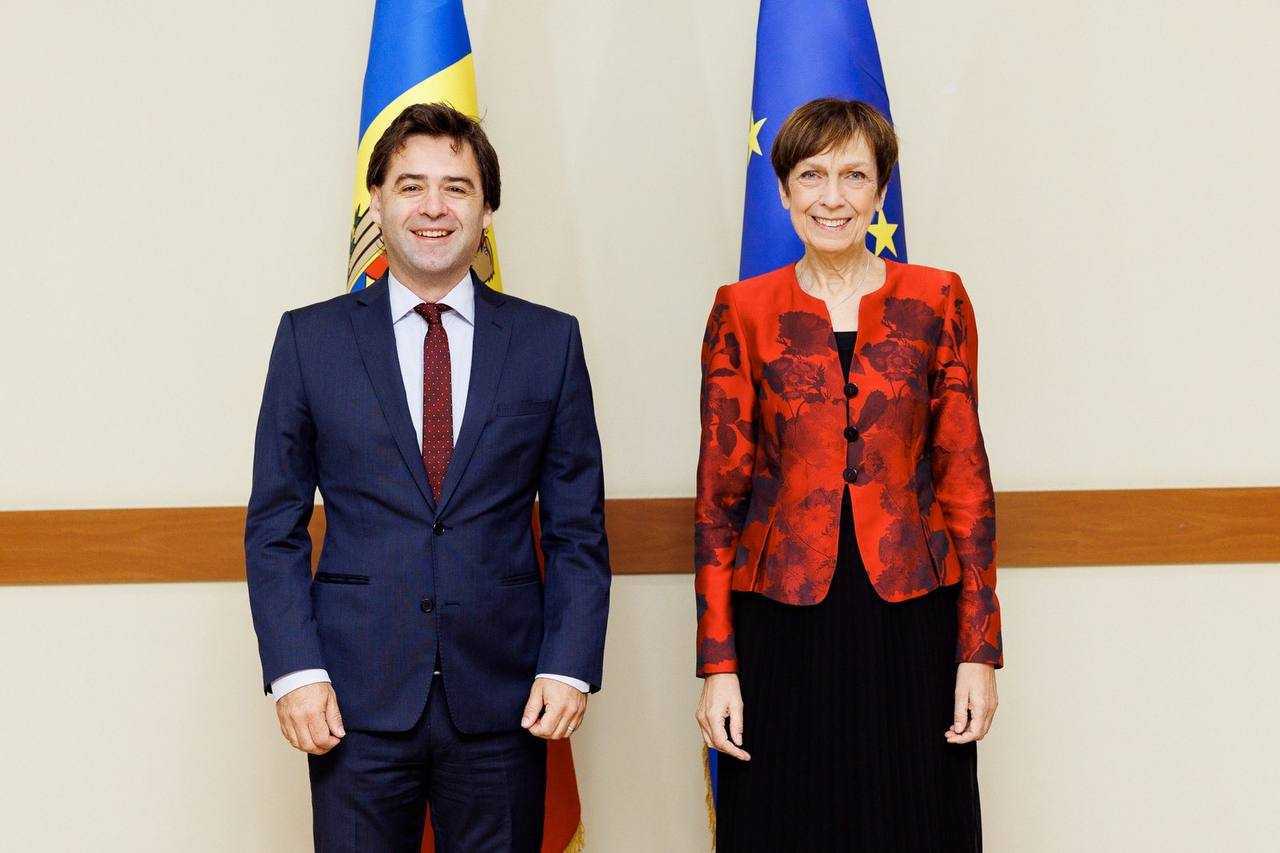 Nicu Popescu s-a întâlnit cu ambasadoarea Germaniei la Chișinău, Margret Uebber
