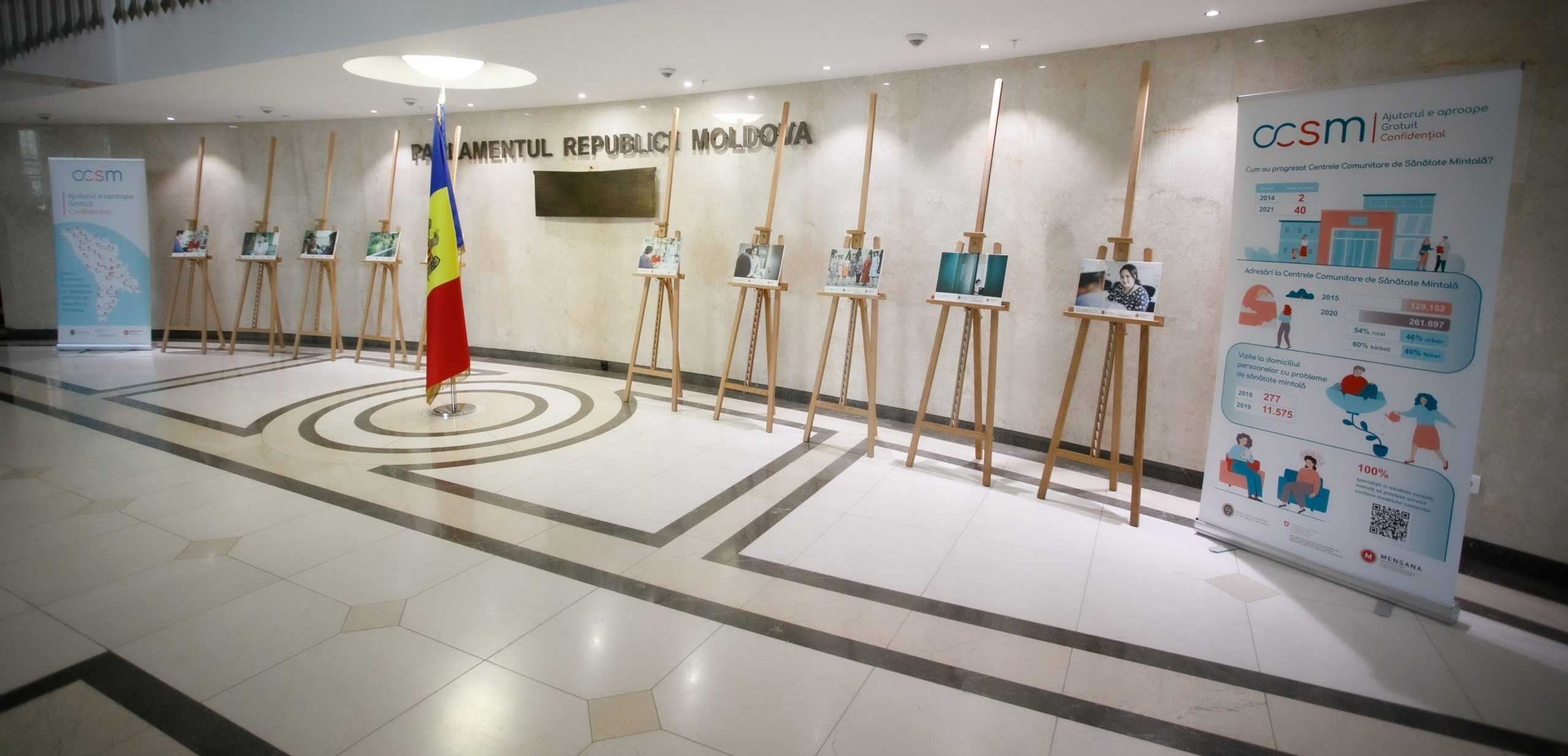 Expoziție de fotografii la Parlament în contextul Zilei mondiale a sănătății mintale