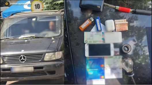 Reținut în flagrant în timp ce plasa droguri spre vânzare / VIDEO