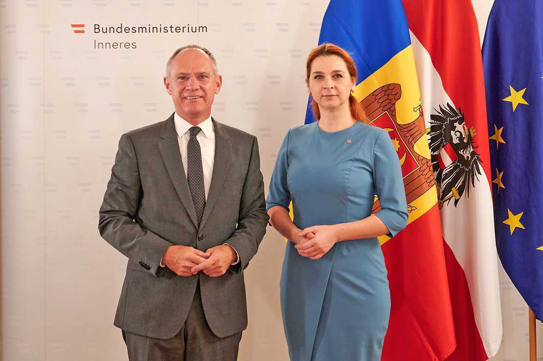 Cooperarea dintre MAI al Republicii Moldova și MAI al Republicii Austria, discutată la Viena