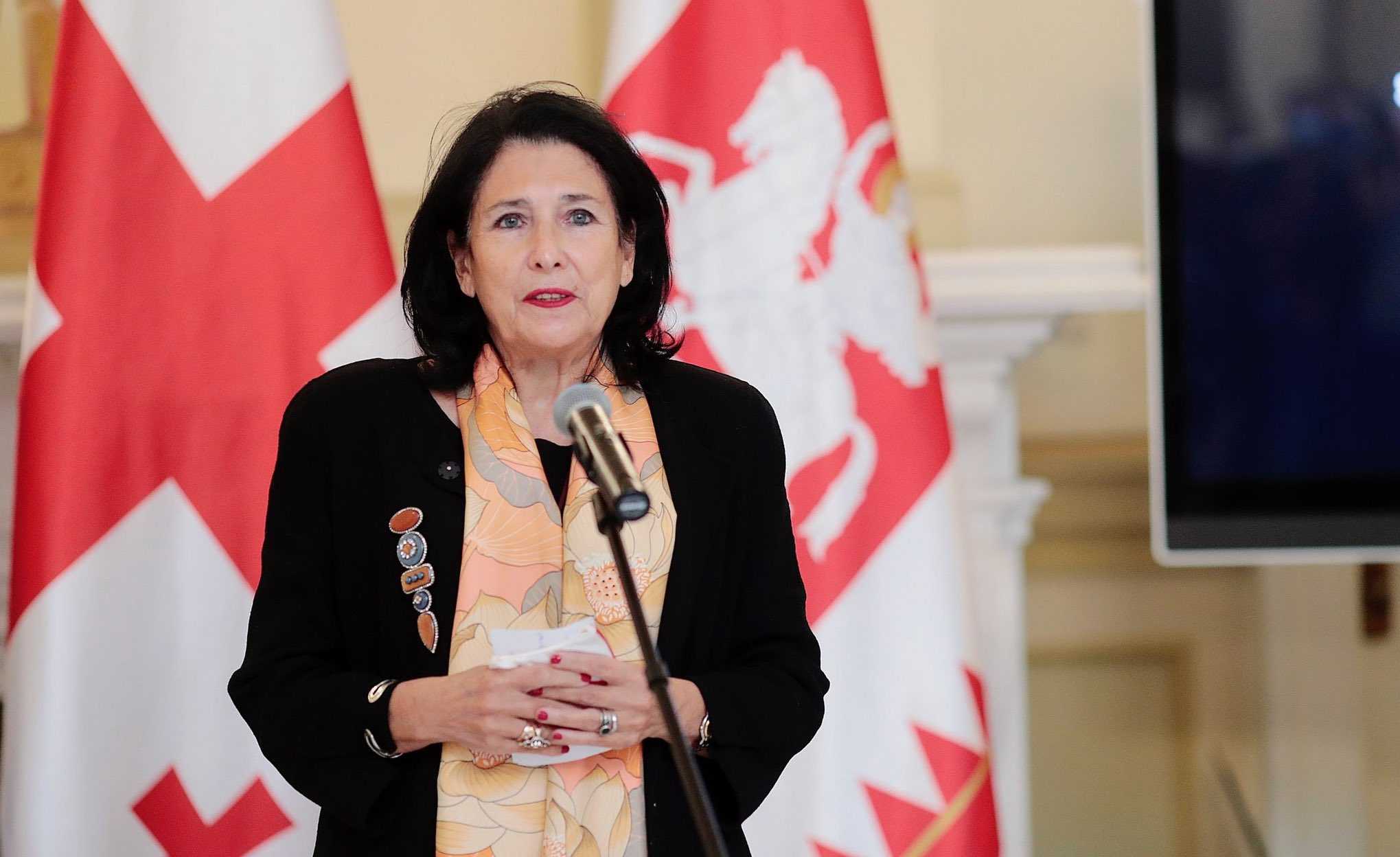 Președinta Georgiei, Salome Zourabișvili, vizită de lucru la Chișinău