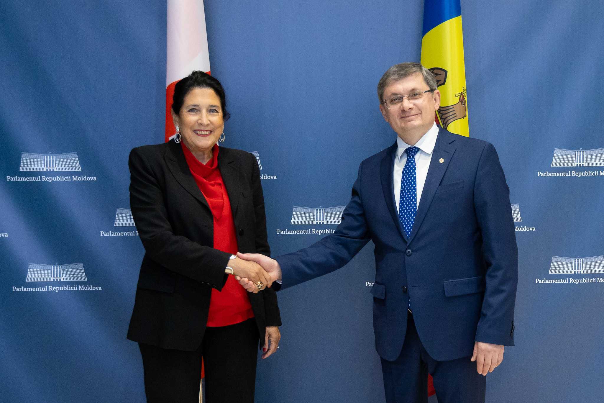 Președintele Parlamentului a discutat cu Președinta Georgiei, Salome Zurabișvili