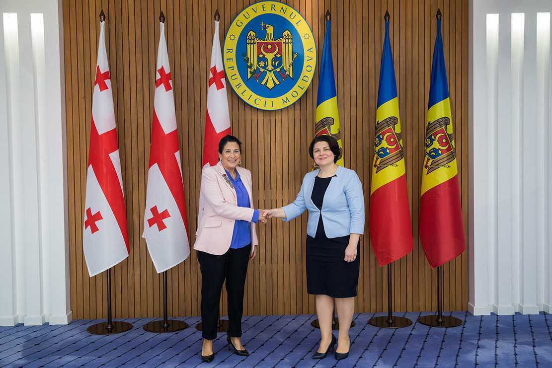 Natalia Gavrilița a avut o întrevedere cu Președinta Georgiei, Salome Zourabichvili