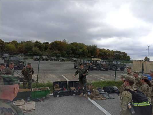 Militarii Armatei Naționale se antrenează la poligonul din Hohenfels, Germania