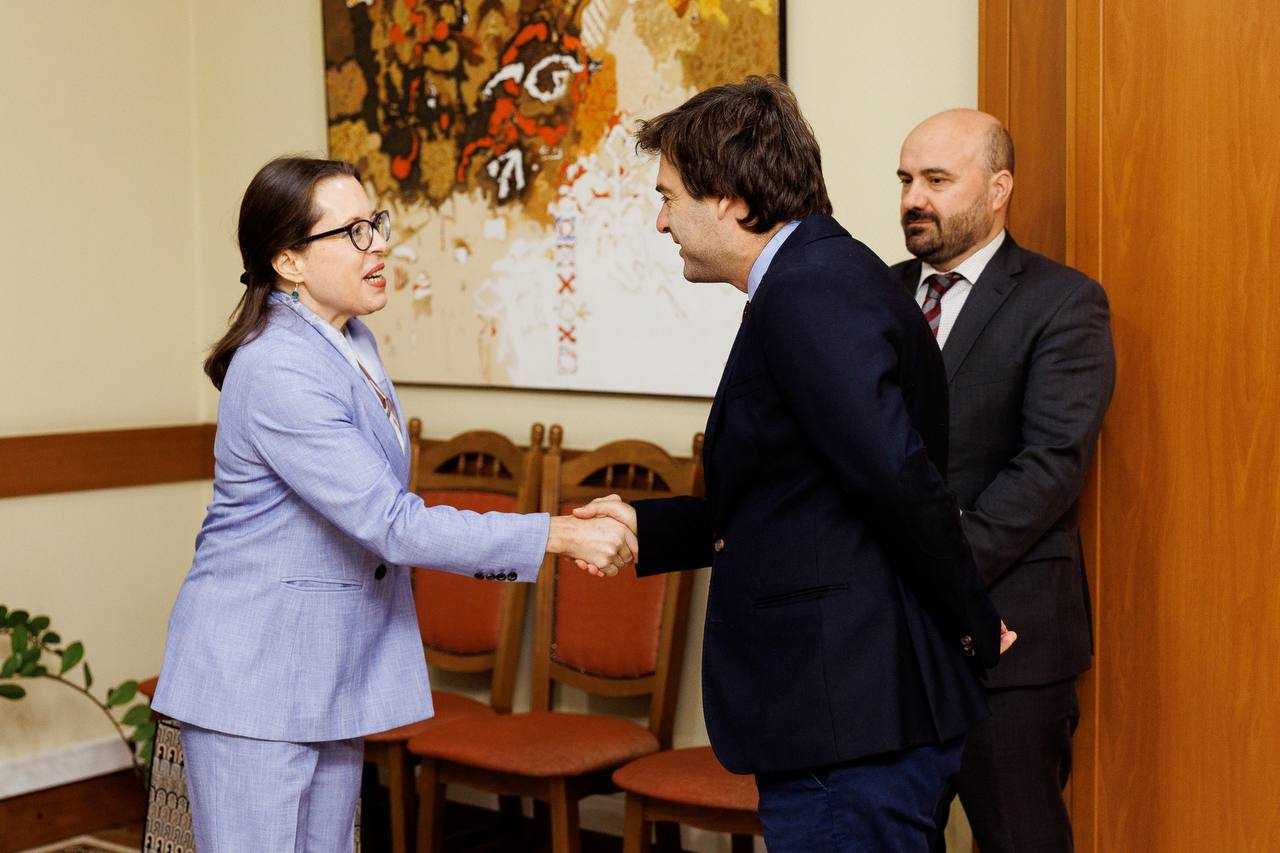Nicu Popescu, întrevedere cu noua șefă a misiunii OSCE în Republica Moldova, Kelly Keiderling