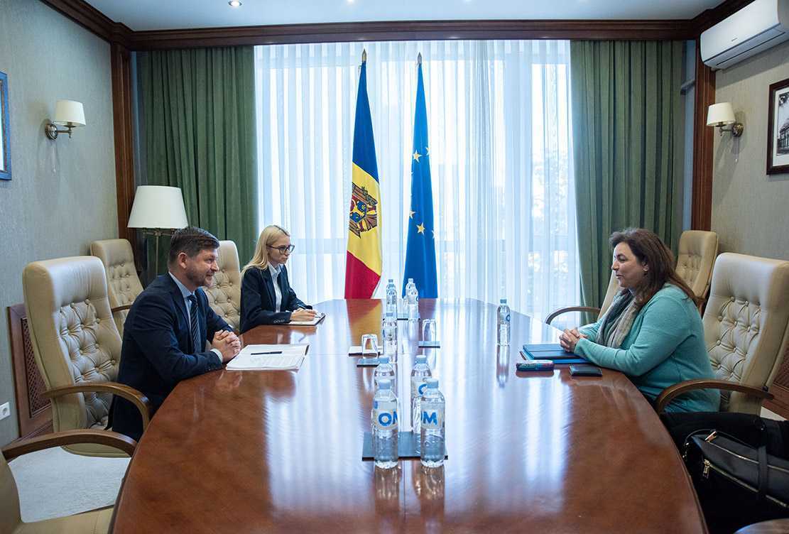 Prioritățile UNICEF pentru Republica Moldova, discutate de Dumitru Udrea și Maha Damaj