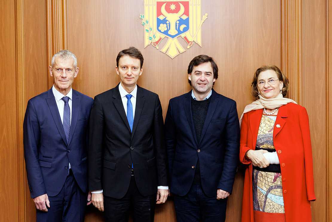 Nicu Popescu s-a întâlnit cu delegația Parlamentului European condusă de Siegfried Mureșan