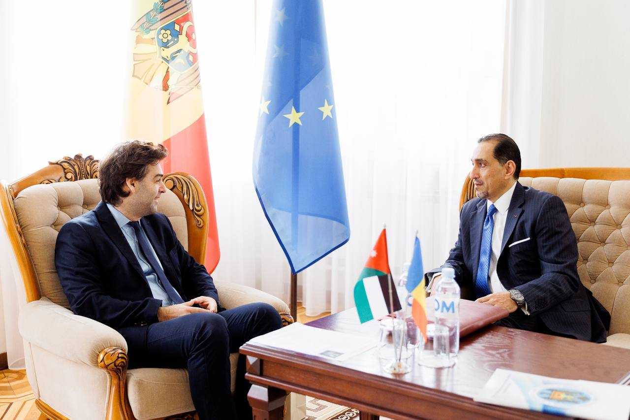 Nicu Popescu, întrevedere cu ambasadorul Regatului Haşemit al Iordaniei în R.Moldova