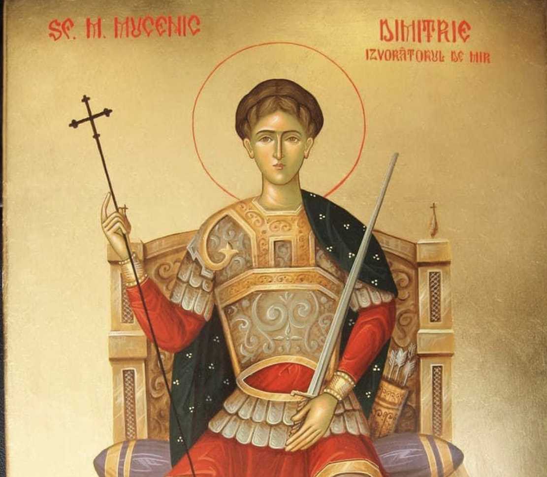 Sfântul Dimitrie, Izvorâtorul de Mir, este sărbătorit astăzi de creștinii otodocși de stil vechi