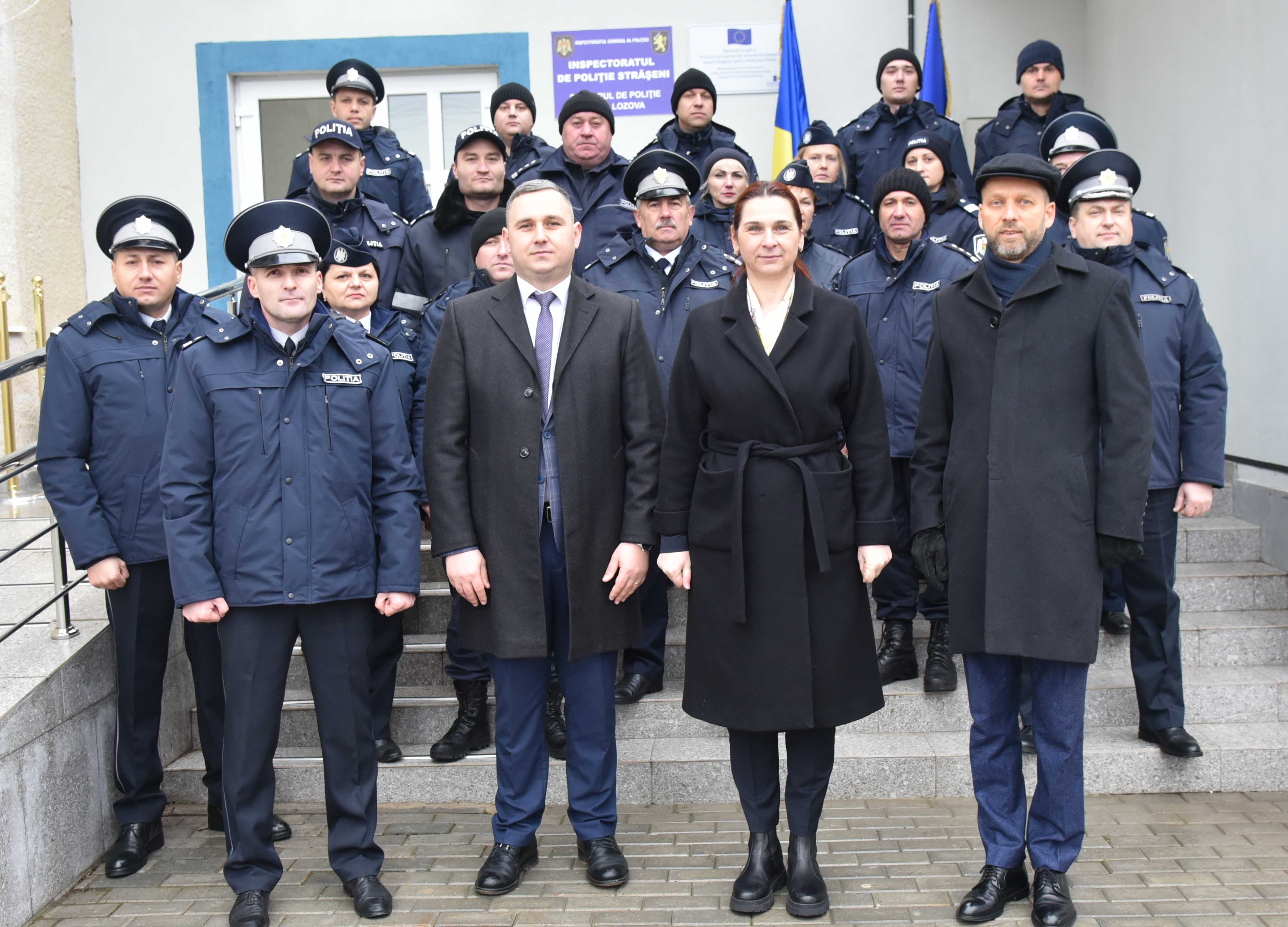 Condiții de muncă mai bune pentru polițiștii din raionul Strășeni