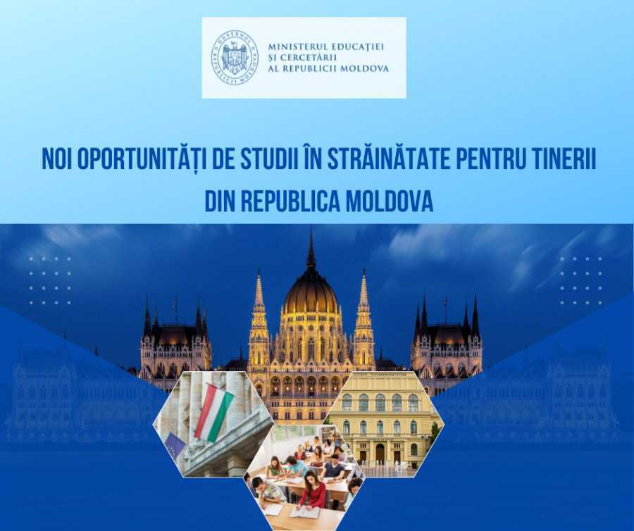 Noi oportunități de studii în străinătate pentru tinerii din Republica Moldova