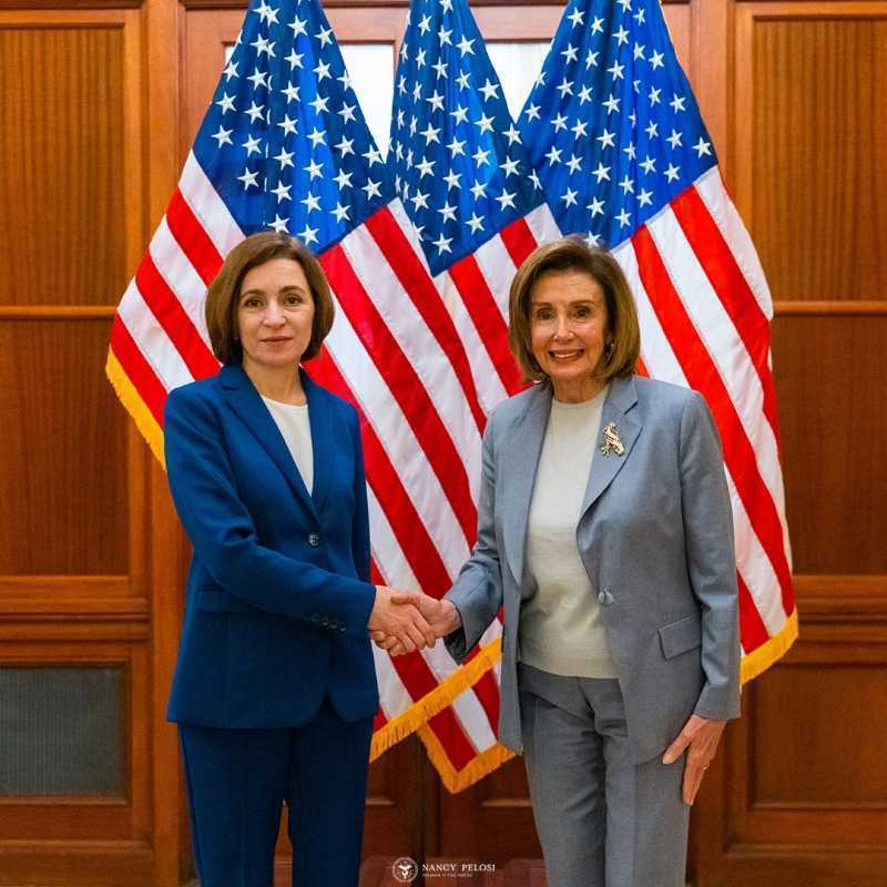 Șefa statului a avut o întrevedere cu Nanci Pelosi, Președinta Camerei Reprezentanților din Congresul SUA