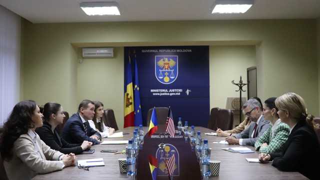 Prioritățile Ministerului Justiției discutate cu reprezentanții Departamentului de Stat al SUA