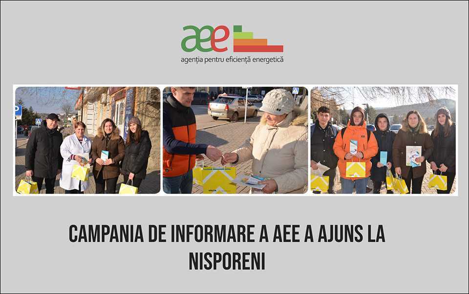 Modalitățile de raționalizare a consumului de energie electrică și termică, campanie de informare