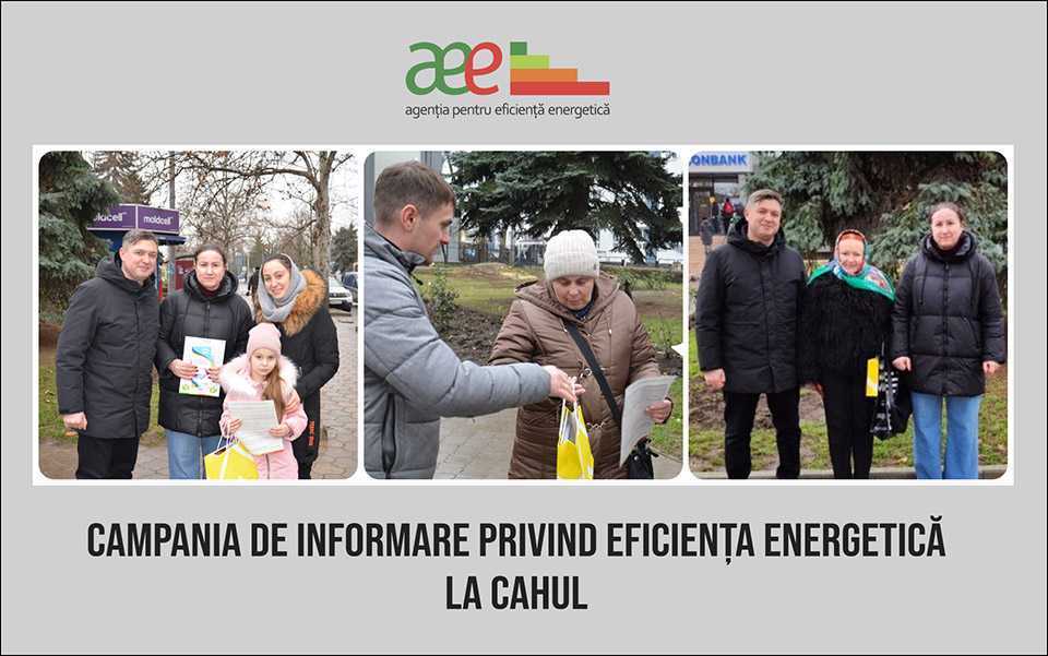 Campania de informare privind eficiența energetică la Cahul