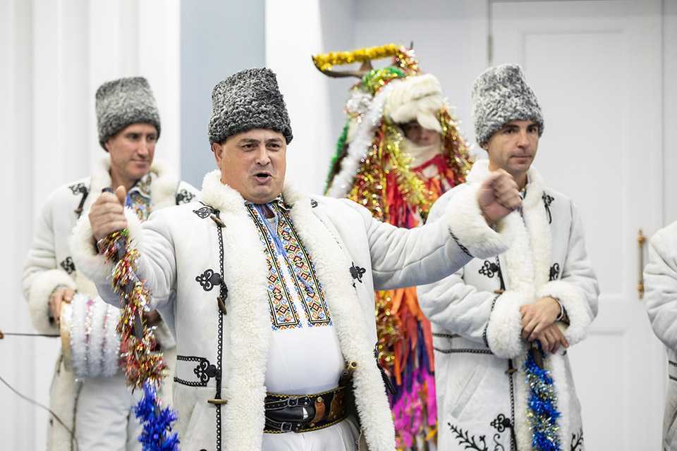 Natalia Gavrilița a primit colindătorii la Guvern