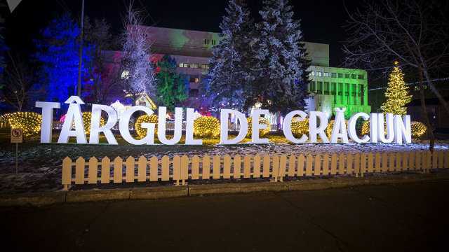 Târgul de Crăciun din centrul Capitalei se închide pe 15 ianuarie