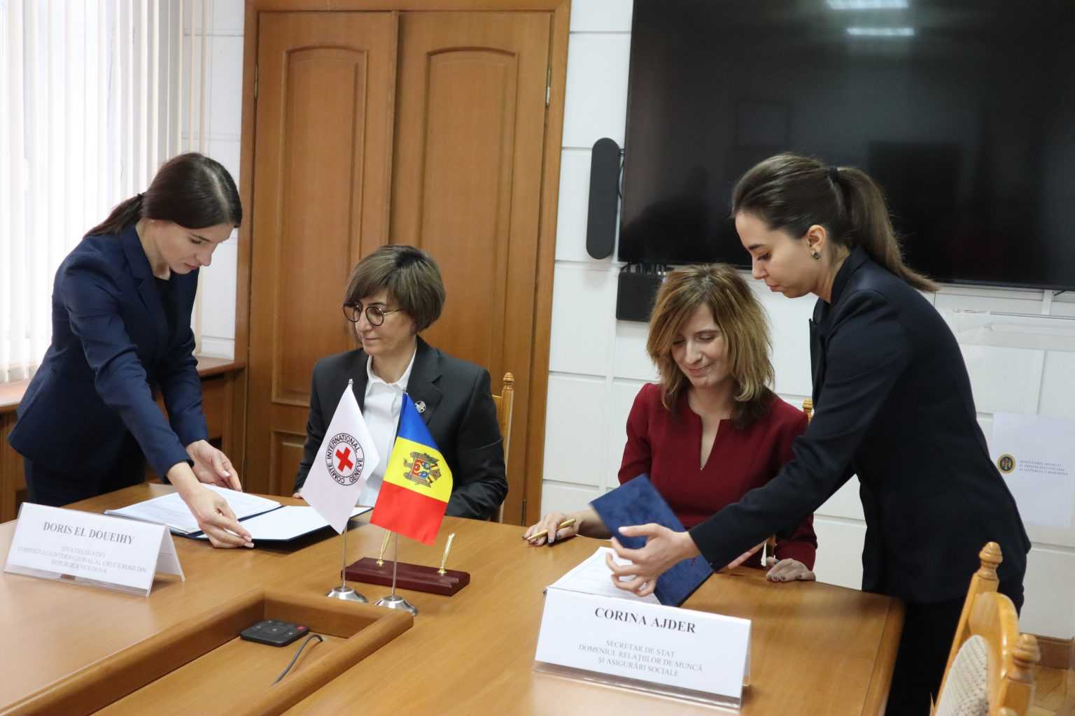 A fost semnat Acordul dintre Republica Moldova și Comitetul Internațional al Crucii Roșii