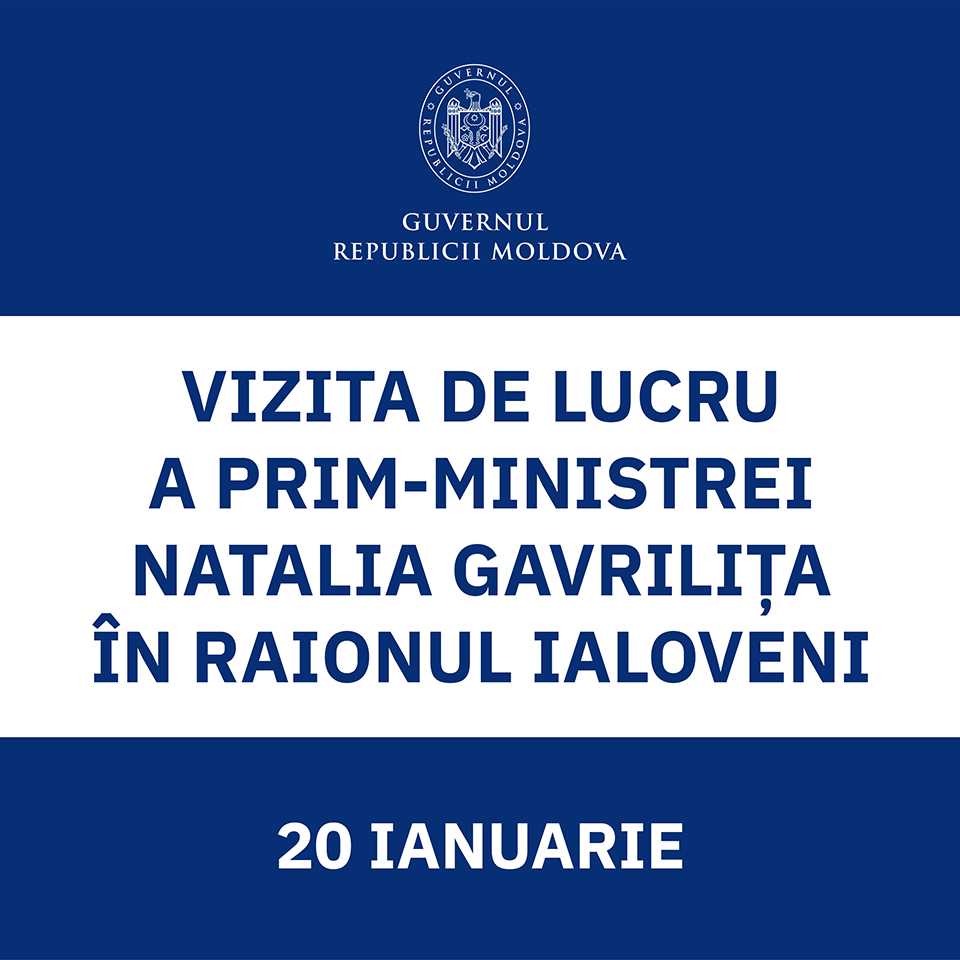 Prim-ministra Natalia Gavrilița efectuează o vizită de lucru în raionul Ialoveni