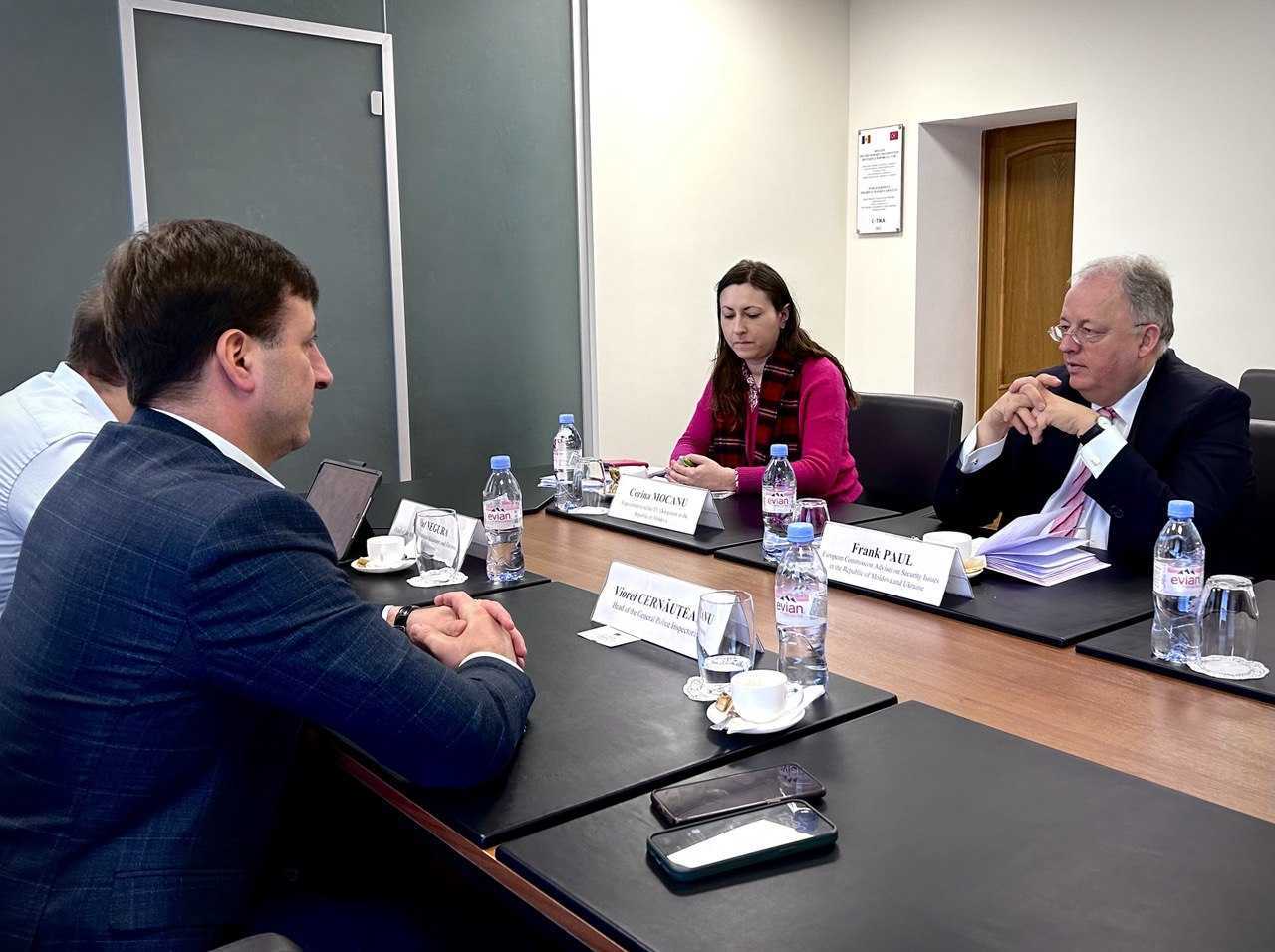 Șeful IGP, întrevedere cu Consilierul Comisiei Europene pe probleme de securitate în R.Moldova și Ucraina