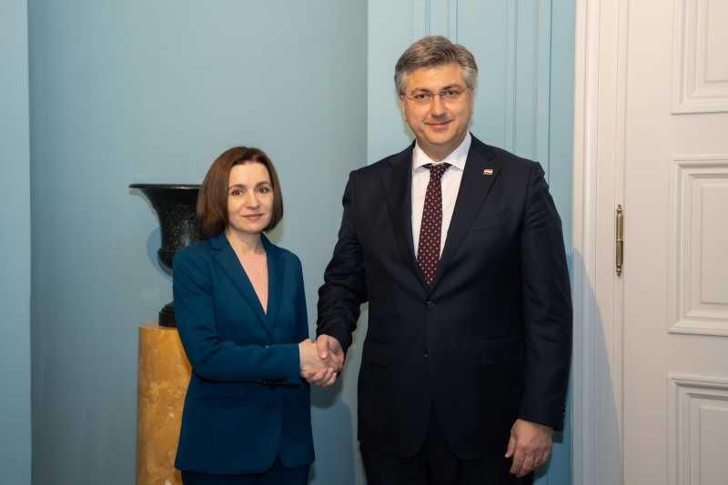 Relațiile moldo-croate discutate de șefa statului la München
