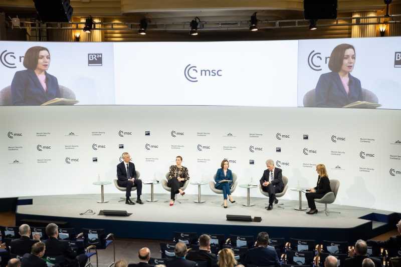 Noile evoluții privind securitatea națională și regională, discutate de Maia Sandu la München