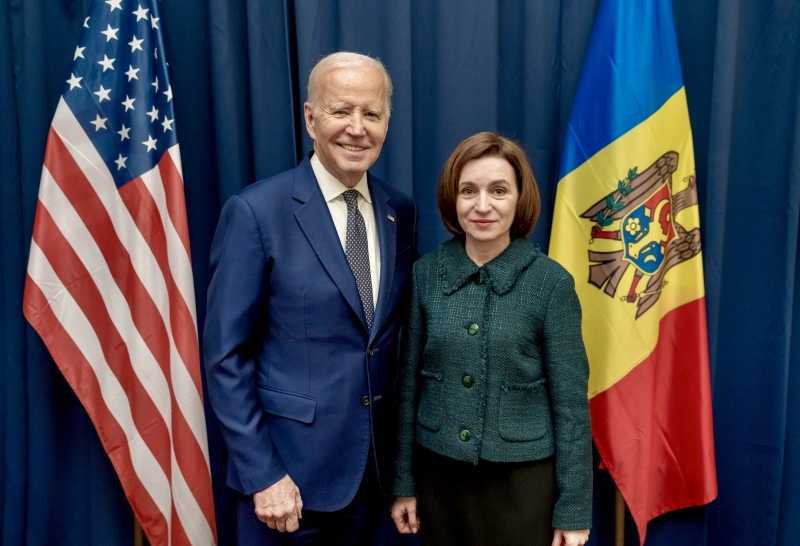 Președinta Maia Sandu l-a invitat pe Joe Biden să viziteze Republica Moldova