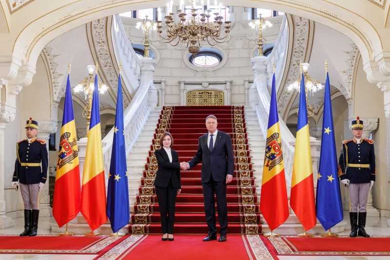 Maia Sandu: „Astăzi, mai mult ca niciodată simțim sprijinul puternic al României”