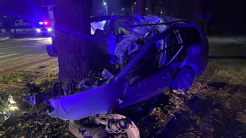 Accident grav în Chișinău: Un polițist a decedat pe loc