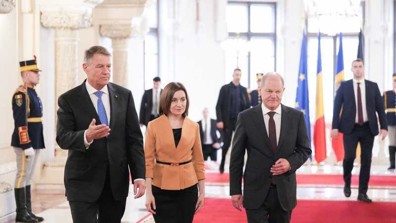 Maia Sandu: „Avem susținerea României și Germaniei în realizarea proiectului nostru de țară - aderarea la UE”