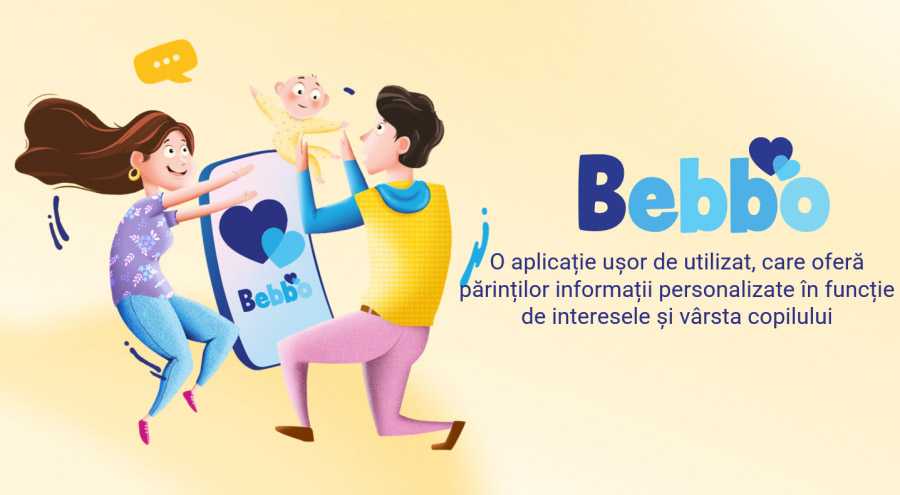 Bebbo - o nouă aplicație pentru părinți și îngrijitori