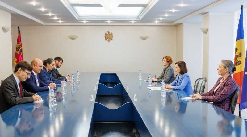 Șefa statului a discutat cu o delegație de magistrați francezi