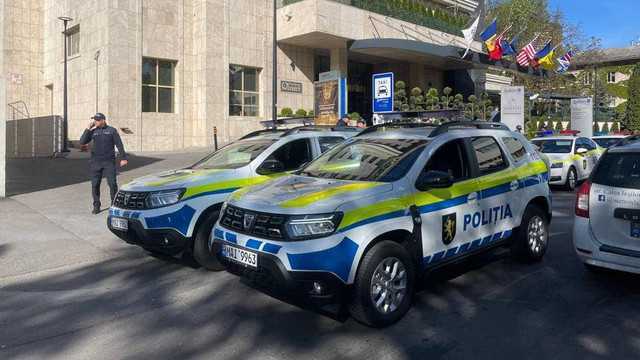 În Chișinău are loc un exercițiu tactic de simulare a deplasării delegațiilor străine