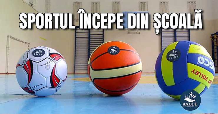 A.S.I.C.S. lansează campania ”Sportul începe din școală”