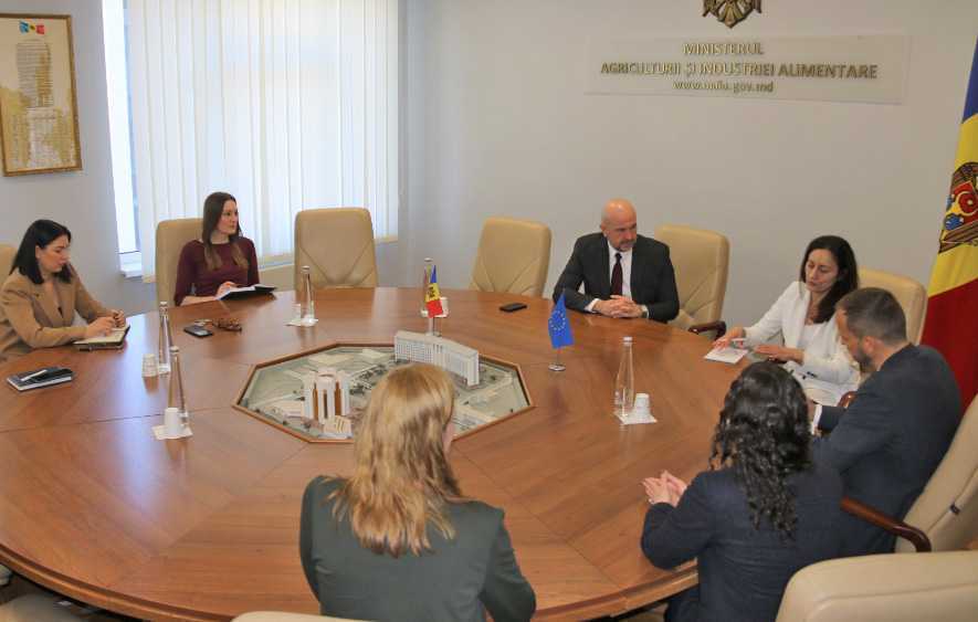 Vladimir Bolea a discutat cu ambasadorul Delegației UE Jānis Mažeiks