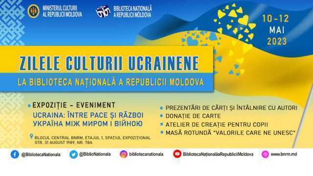 La Biblioteca Națională vor avea loc Zilele Culturii Ucrainene
