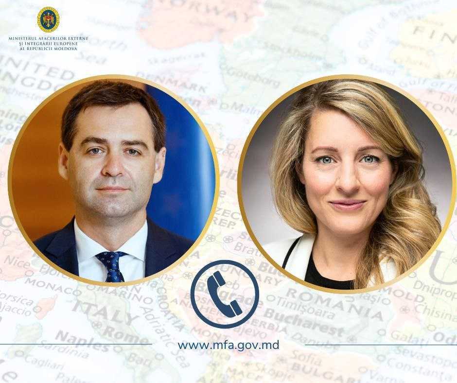 Convorbirea telefonică a vicepremierului Nicu Popescu cu șefa diplomației canadiene, Mélanie Joly