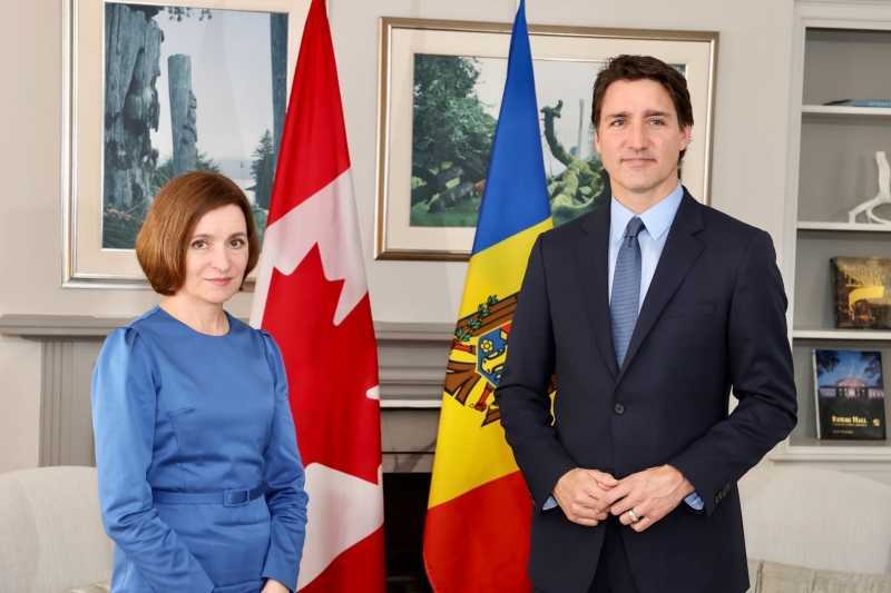 Șefa statului s-a întâlnit cu premierul Canadei, Justin Trudeau