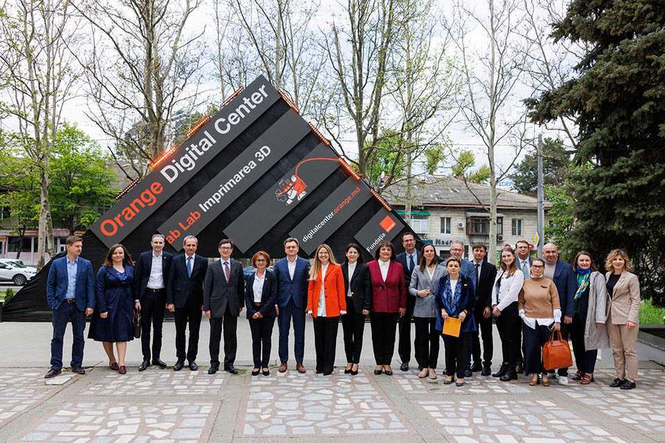 La Universitatea Pedagogică de Stat „Ion Creangă” a fost lansat Orange Digital Center