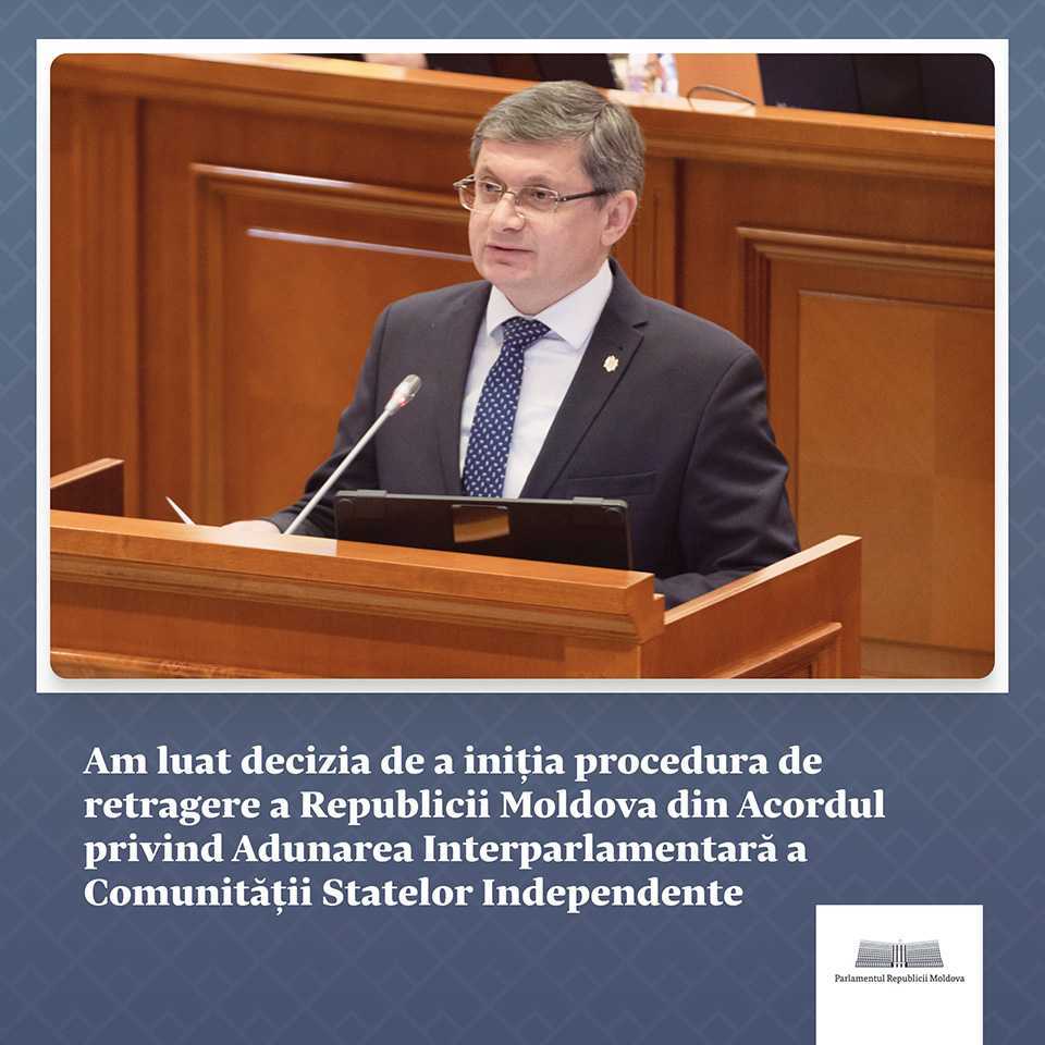 OFICIAL: Republica Moldova se retrage din Adunarea Interparlamentară a CSI