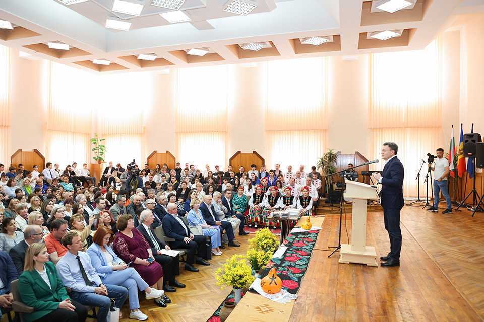 Dorin Recean a participat, la Taraclia, la un eveniment dedicat culturii slave
