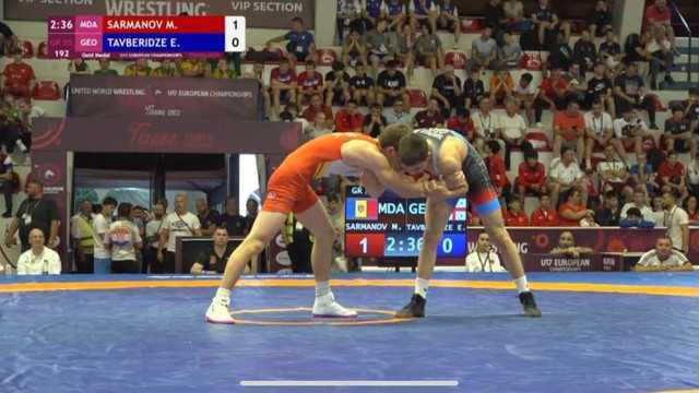 Medalie de argint pentru R.Moldova la Campionatul European la lupte greco-romane