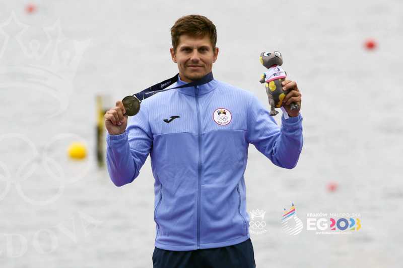 Șefa statului l-a felicitat pe canoistul Serghei Tarnovschi, care a luat bronzul la Jocurile Europene