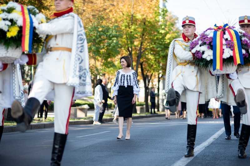 Maia Sandu: „ Am ales pacea, am ales calea europeană și un viitor demn pentru generațiile care vin”