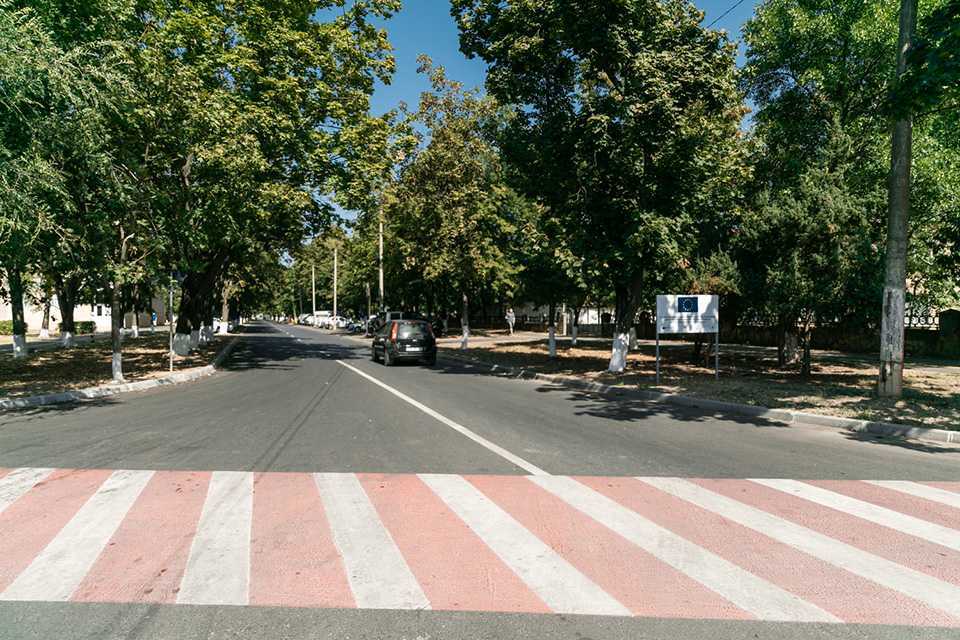 O stradă din centrul municipiului Ungheni a fost renovată de Uniunea Europeană și PNUD