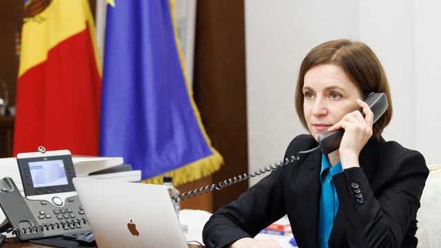 Președinta Maia Sandu a discutat telefonic cu premierii Regatului Belgiei și Irlandei