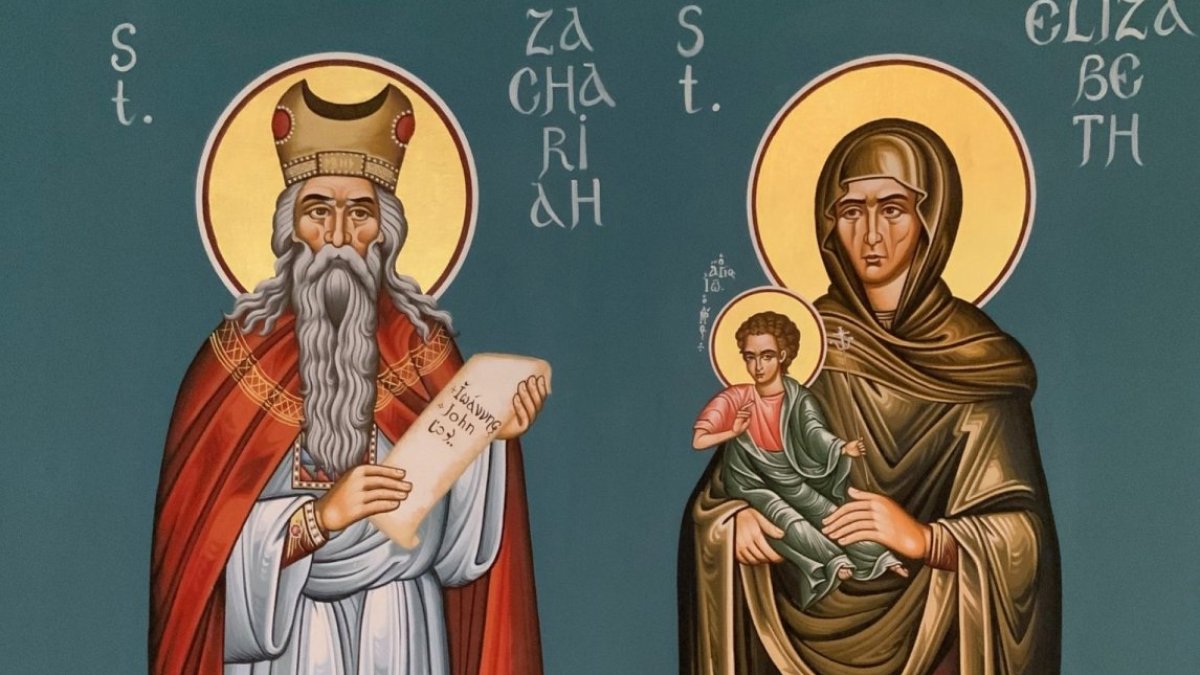 Creștinii de stil nou îi cinstesc pe Sfântul Proroc Zaharia și Dreapta Elisabeta, părinții Sfântului Ioan Botezătorul