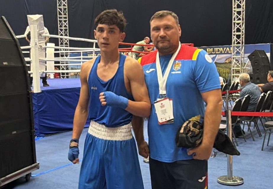 Alexandru-Achile Buhaniuc, vicecampion european la box: moldoveanul a câștigat patru meciuri până în finală