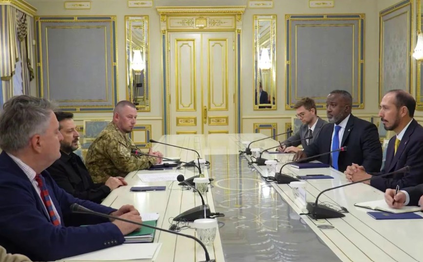 Zelenski s-a întâlnit la Kiev cu reprezentanții Lockheed Martin. Ucraina vrea mai multe rachete Patriot