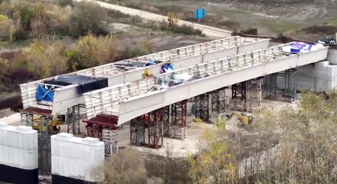 Podul peste Prut de la Ungheni este realizat în proporție de 56%. Când ar urma să fie finalizat